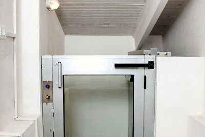 engelli asansör çeşitleri, yarım kabin asansör, yarım kabinli asansör