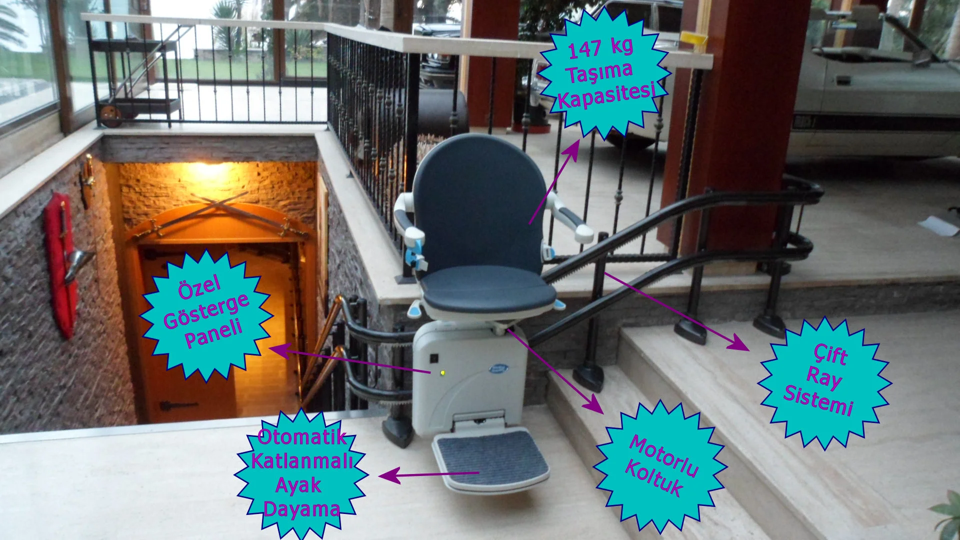 koltuk asansörü özellikleri