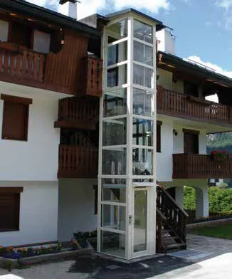 panoramik ev asansörü