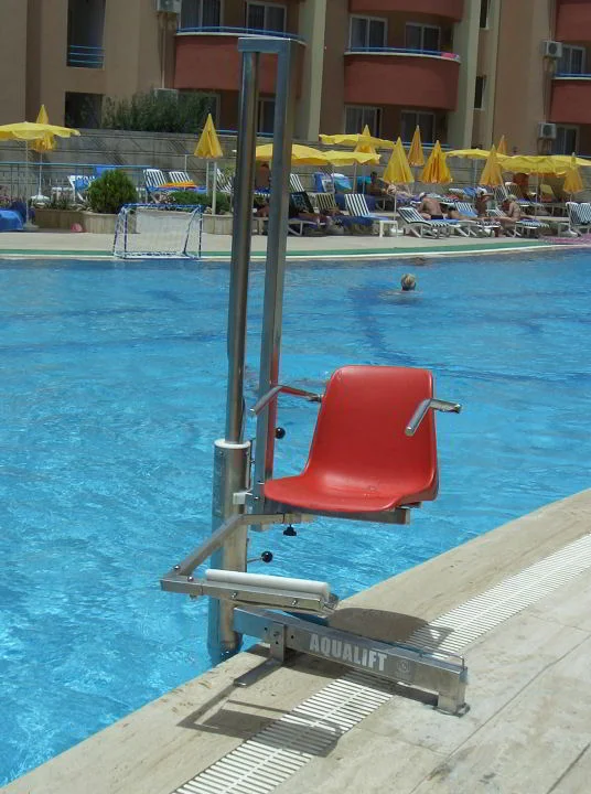 havuz asansörü, aqualift, havuz engelli asansörü, poollift